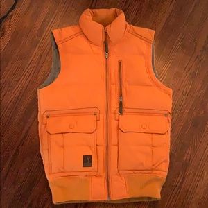 Orange Puff Vest